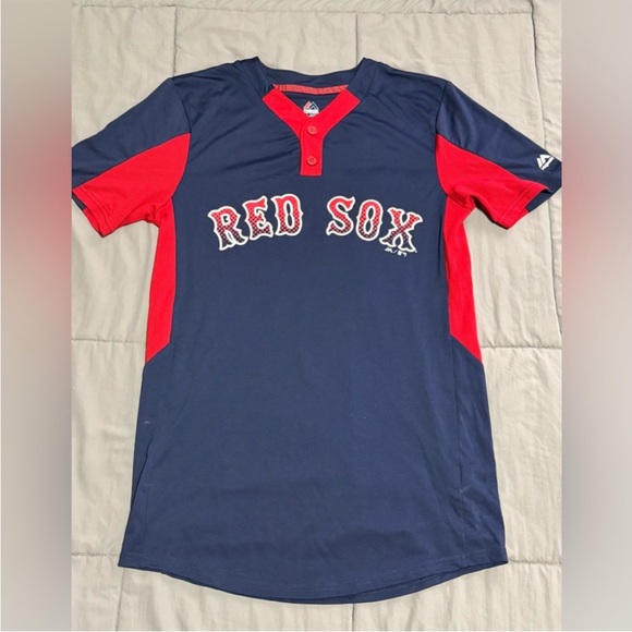 Majestic Other - Majestic Navy and Boston Red Red Sox Pullover Jersey